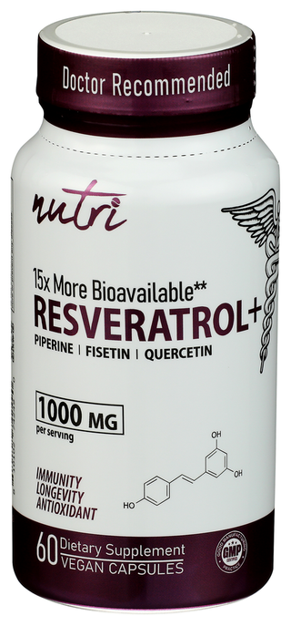 Nutri Resveratrol 1000mg - Centre - Front