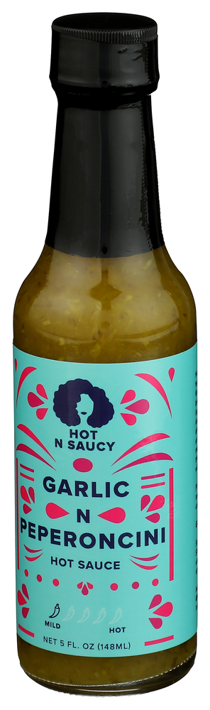 Hot N Saucy Sauce Hot Grlc N Ppprcni - Right - Front