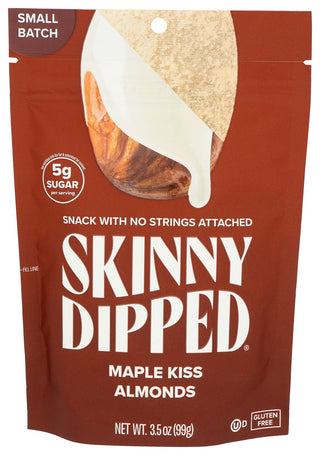 Skinnydipped Almonds Maple Kiss - Centre - Front
