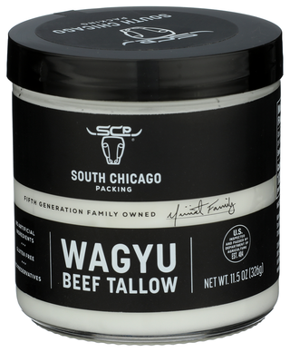 South Chicago Packing Beef Wagyu Talw Glas Jar - Right - Front