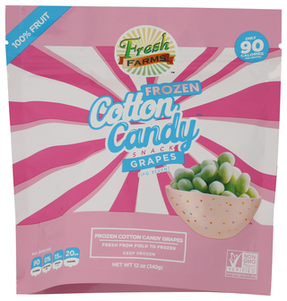 Fresh Farms Grapes Cotton Candy Frzn - No Plunge - Front