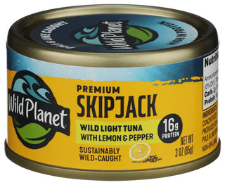 Wild Planet Tuna Wld Skpjck Lmn Ppr - Right - Front