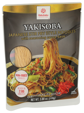 Hakubaku Noodles Str Fry Jap Orig - Left - Front