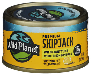Wild Planet Tuna Wld Skpjck Lmn Ppr - Centre - Front