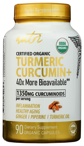 Nutri Turmeric Curcumin - No Plunge - Front