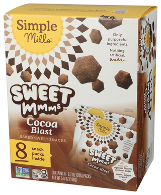 Simple Mills Cookie Cocoa Blast 8ct - Right - Front