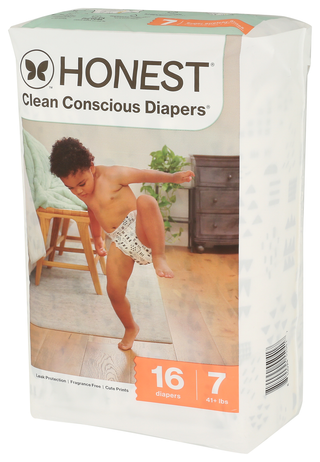 The Honest Company Diapers Sz 7 Pttrn Play - Right - Front