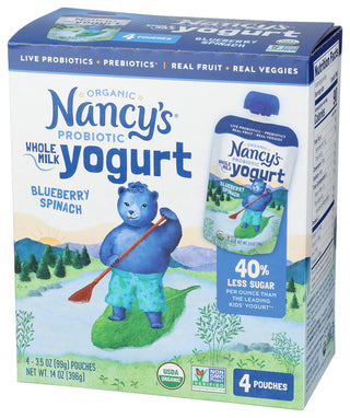 Nancys Yogurt Wh Blubry Spn Org - Right - Front