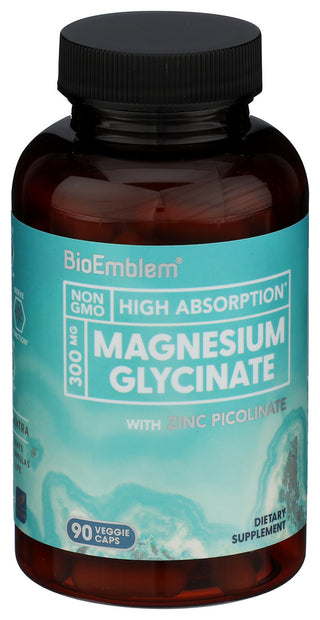 Bioemblem Magnesium Glycinate Zinc - Left - Front