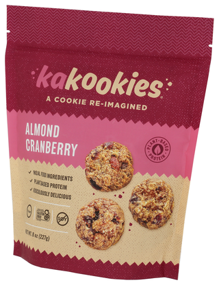 Kakookies Cookie Bites Alm Crnbrry - Right - Front