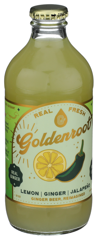 Goldenroot Gingerbeer Jalapeno - Left - Front