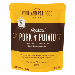 Portland Pet Food Company Meal Dog Pork N Potato - Centre - Front
