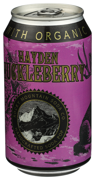 Rocky Mountain Soda Soda Huckleberry - Right - Front