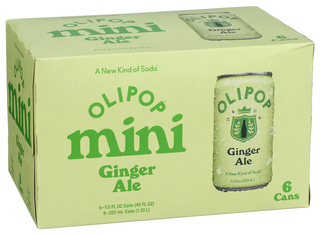 Olipop Soda Prb Gn Ale Mini 6pk - Left - Front