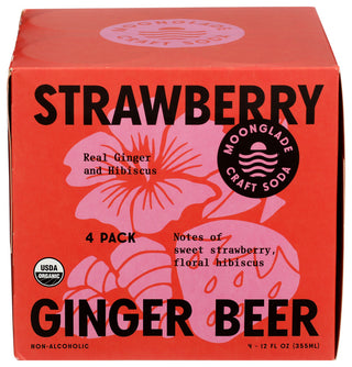 Moonglade Craft Soda Soda Straw Hib Ging 4pk - Centre - Front