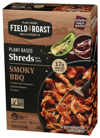 Field Roast Meat Shredded Smoky Bbq - Right - Front