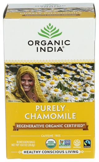 Organic India Tea Purely Chamomile - Centre - Front