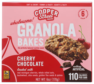 Cooper Street Granola Bakes Choc Cherry - No Plunge - Front
