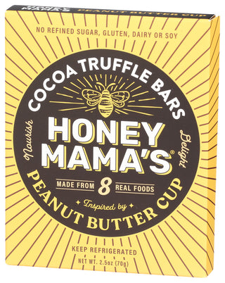Honey Mamas Bar Truffl Peanut Butter - Right - Front