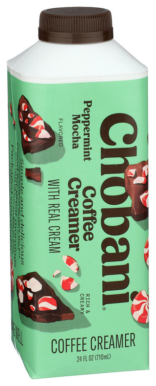 Chobani Creamer Peppermint Mocha - Left - Front