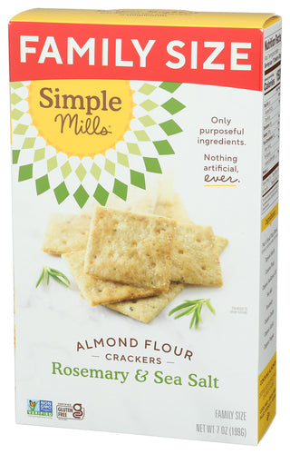 Simple Mills Crackers Almnd Flr Rsmry - Right - Front