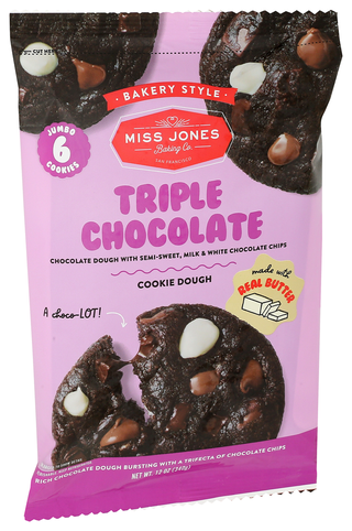 Miss Jones Baking Co Dough Bkry Jmbo Trpl Chc - Left - Front