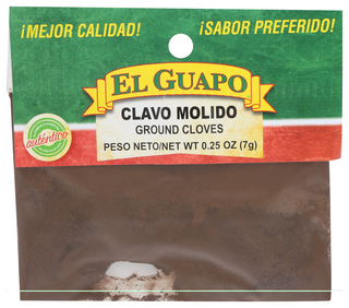 EL GUAPO GROUND CLOVES, 0.25 OZ. - Centre - Front