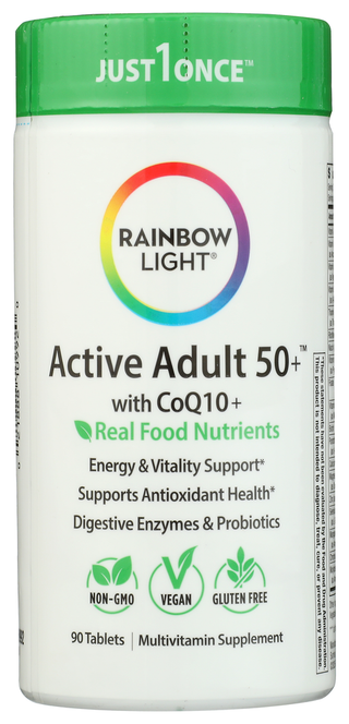 Rainbow Light Multivit One Active Senior - No Plunge - Front