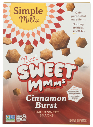 Simple Mills Cookie Cinnamon Burst - No Plunge - Front