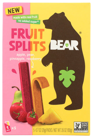 Bear Yoyo Fruit Splits Rspbr Pnapl - No Plunge - Front