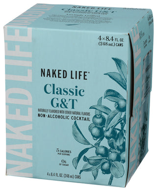 Naked Life Na Cktl Classic G&t 4pk - Right - Front