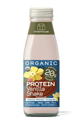 Greenhouse Protein Shake Vnilla Org - null - Front