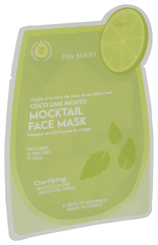 Esw Beauty Facial Mask Lime Mojito - Left - Front