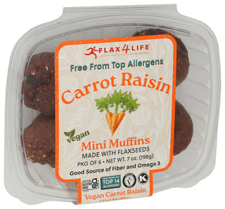 Flax4life Muffin Crtrsnmin Vgn 6pc - Left - Front