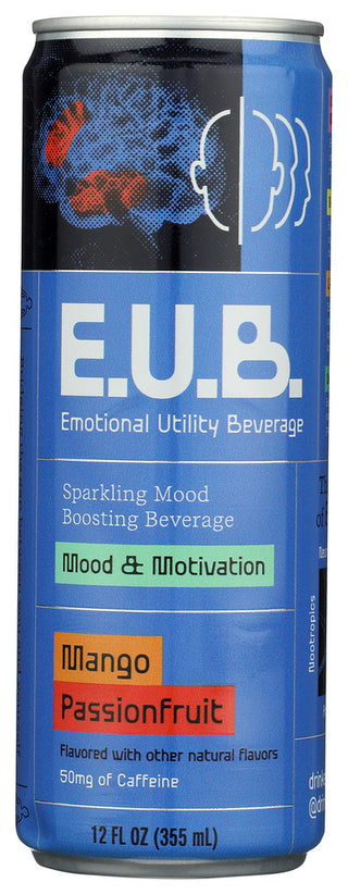 Emotional Utility Beverage Beverage Mango Pssnfruit - No Plunge - Front