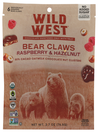 Wild West Nuts Rspbry Hzlnt Br Clw - No Plunge - Front