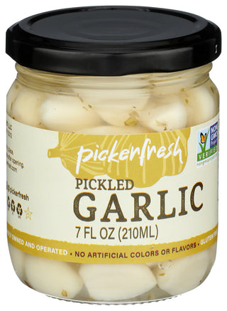 Pickerfresh Garlic Pickled - Left - Front