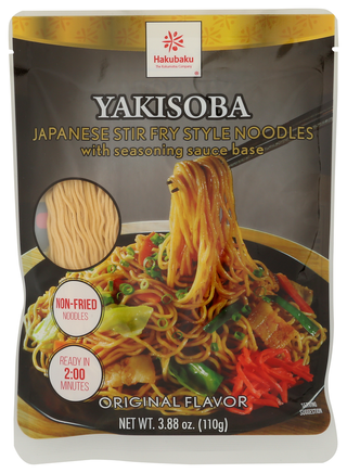 Hakubaku Noodles Str Fry Jap Orig - No Plunge - Front