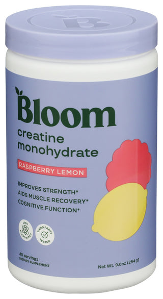 Bloom Nutrition Creatine Rasp Lmn - Right - Front