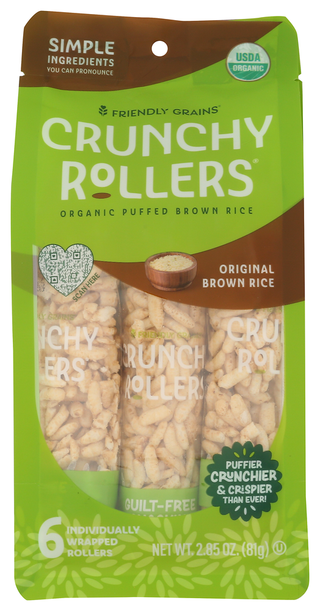 Friendly Grains Pouch Brown Rice - No Plunge - Front