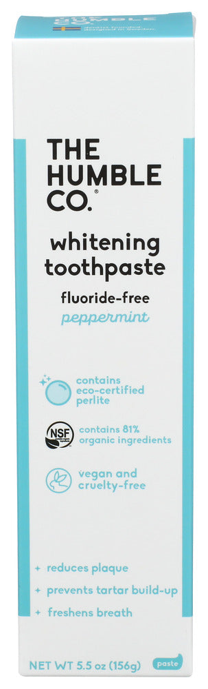 The Humble Co Toothpaste Peppermnt Wht - Centre - Front