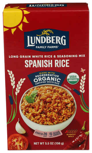 Lundberg Rice Wht Spnsh Style Org - Centre - Front