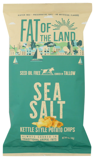 Fat Of The Land Chips Sea Salt Ktl Tlw - No Plunge - Front