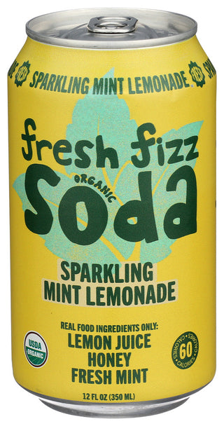 Fresh Fizz Soda Org Spk Mnt Lmonade - Centre - Front