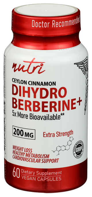 Nutri Dehydro Berberine 200mg - Centre - Front