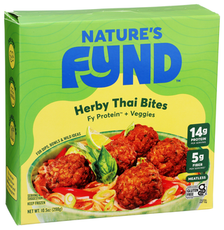 Natures Fynd Bites Herby Thai - Left - Front