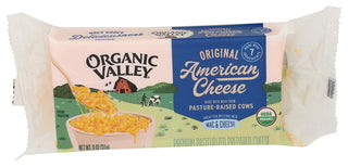 Organic Valley Cheese American Yllw Og - Centre - Front