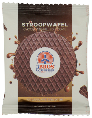 3bros Wafer Choc Brwni Sngl - No Plunge - Front