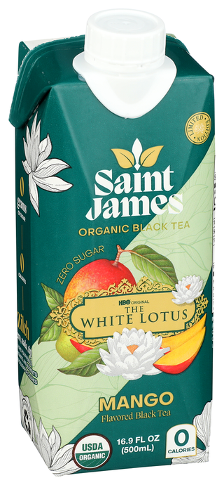 Saint James Brands Llc Tea Black Wl Mango Org - Left - Front
