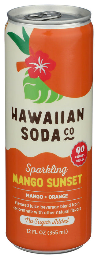 Hawaiian Soda Co Juice Spk Mango Sunset - Centre - Front